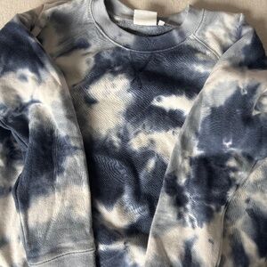 Richer Poorer Blue Tie Dye Cotton Sweatshirt